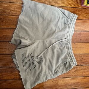 Odessa Gray Drawstring Shorts